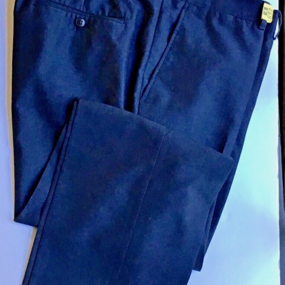 J.Ferrar solid dark blue pants/trousers size 38/32